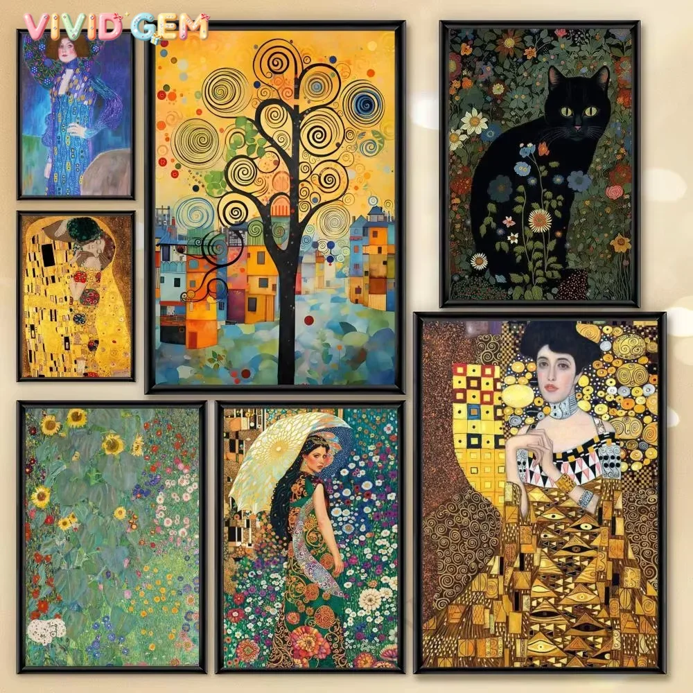 Resin Art And Deco - VIVID GEM Diamond Painting Gustav Klimt