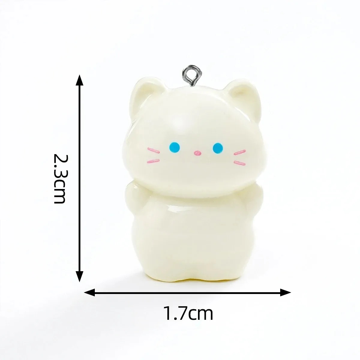 10 Pack Sweet 3D Standing Kitt - Resin Art Pendant recension och pris