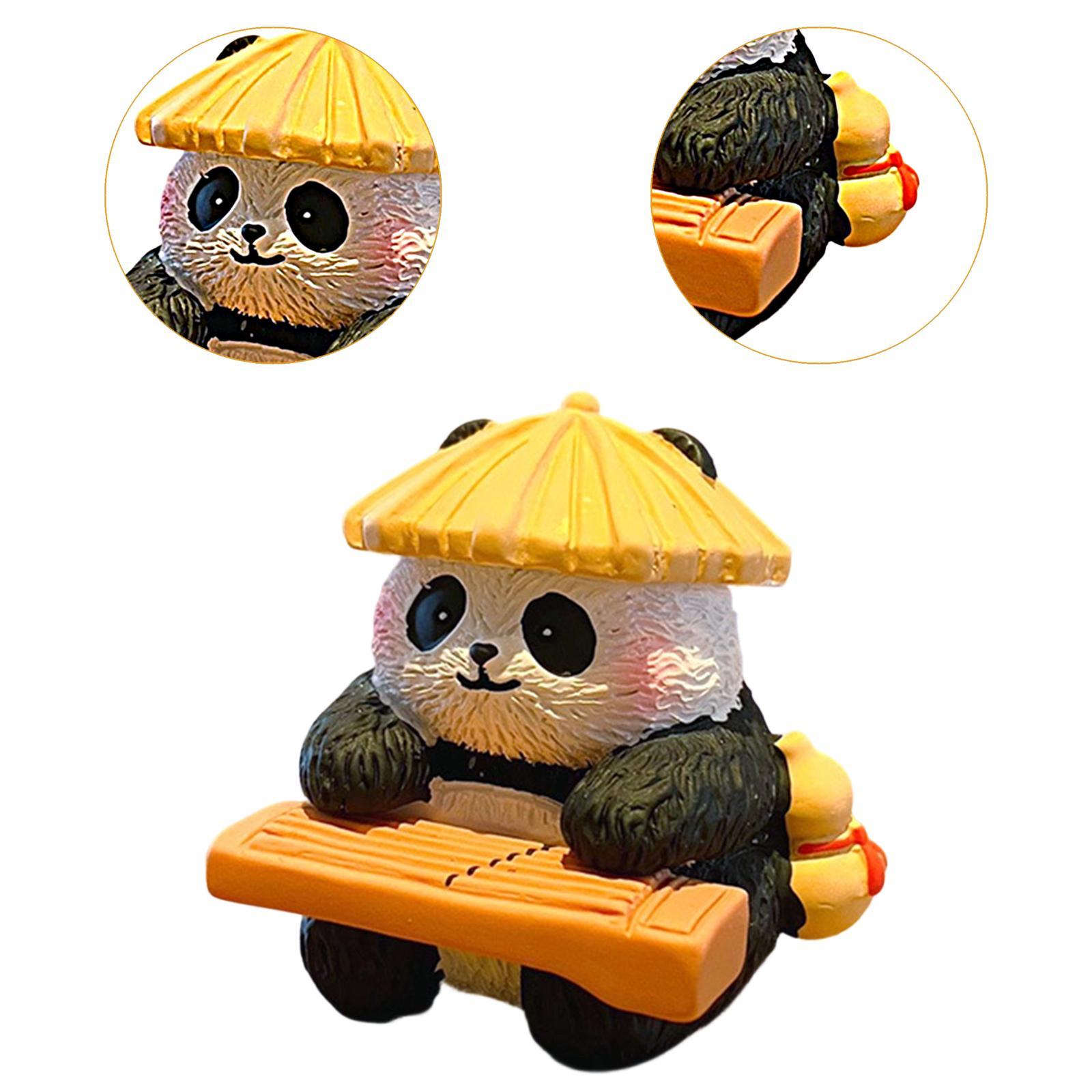 Resin Panda Figurine Art Deco  - Resin Art Dining Table recension och pris