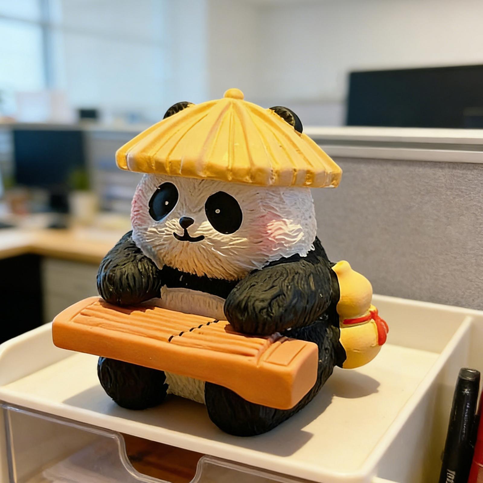 Resin Panda Figurine Art Deco  - Resin Art Dining Table recension och pris