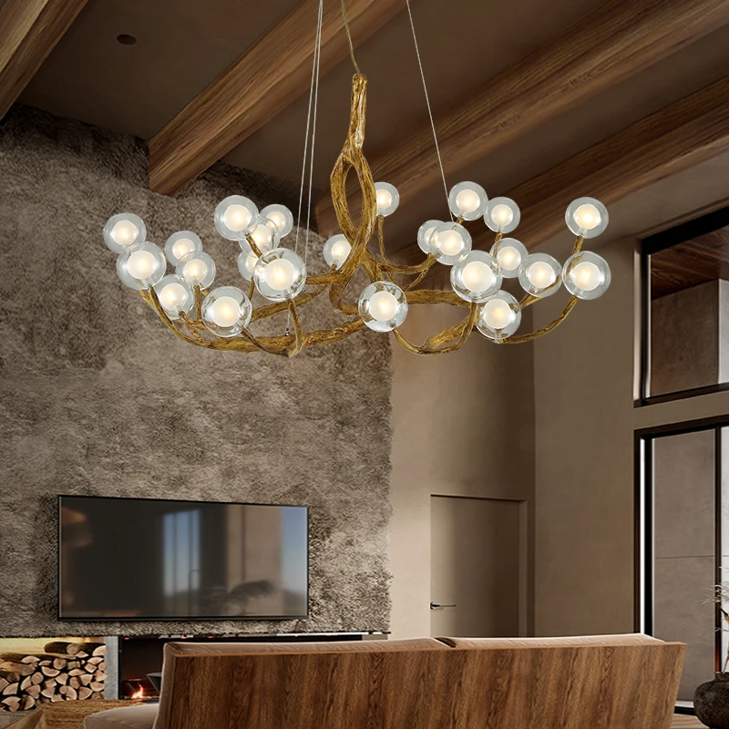 2025 Tree Branch Chandelier Lu - Resin Art Dining Table recension och pris