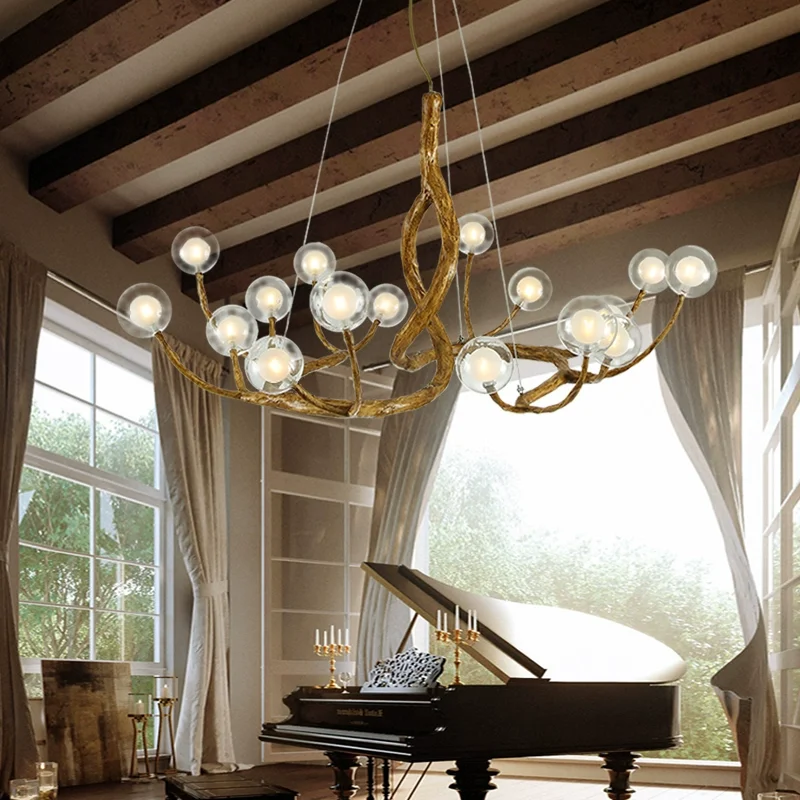 2025 Tree Branch Chandelier Lu - Resin Art Dining Table recension och pris