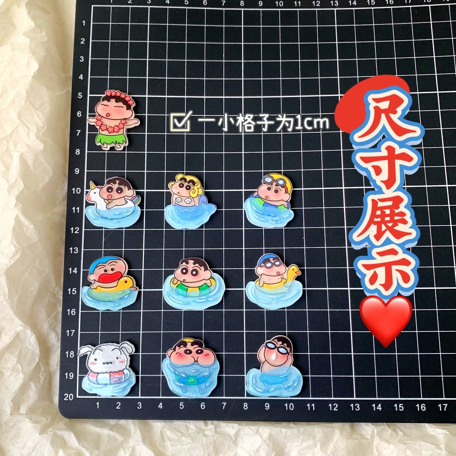 Crayon Shin-chan resin accesso - Resin Art Phone Case recension och pris