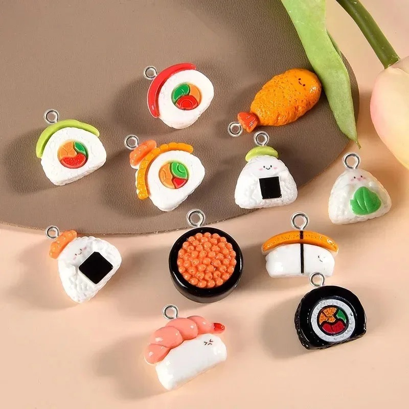 10Pcs Mini Food Resin Charms S - Resin Art Pendant recension och pris