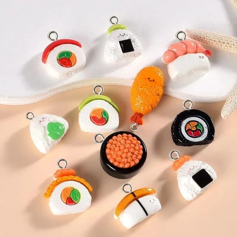 10Pcs Mini Food Resin Charms S - Resin Art Pendant recension och pris