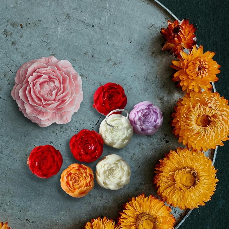 Five-Piece SetDIYFloral Candle - Resin Art Gel recension och pris