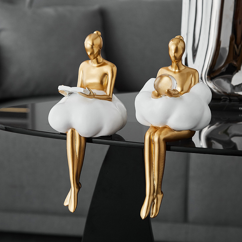 Ballet Girl Cloud Abstract Art - Resin Art And Design recension och pris