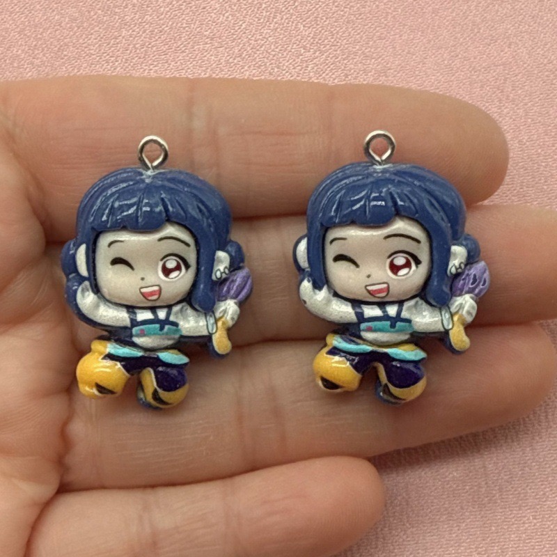 10pcs resin cartoon pendant, D - Resin Art Pendant recension och pris