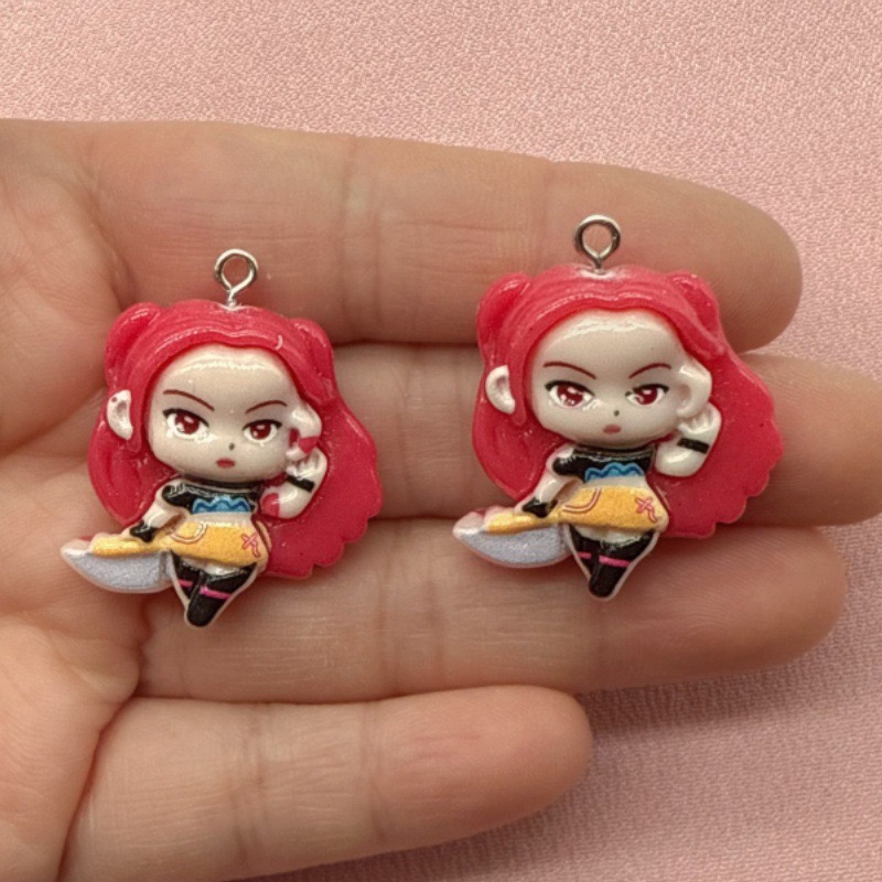 10pcs resin cartoon pendant, D - Resin Art Pendant recension och pris