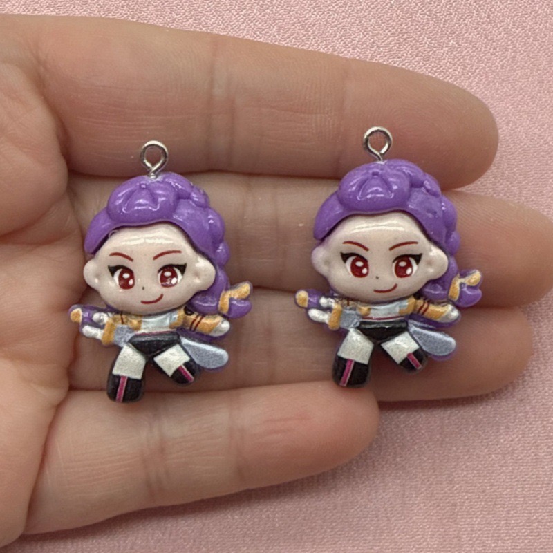 10pcs resin cartoon pendant, D - Resin Art Pendant recension och pris