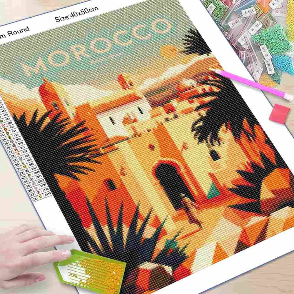 Watercolor Romantic Beach Scen - Resin Art And Deco recension och pris