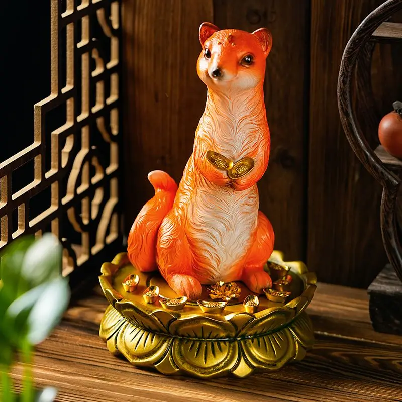Wong Tai Sin Ornament Weasel S - Resin Art Table Top recension och pris