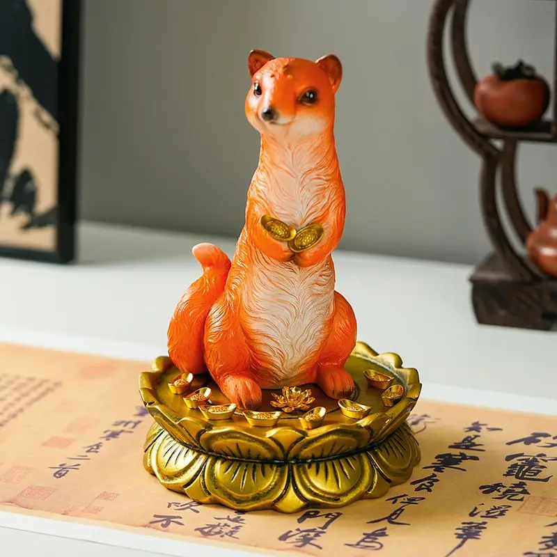 Wong Tai Sin Ornament Weasel S - Resin Art Table Top recension och pris