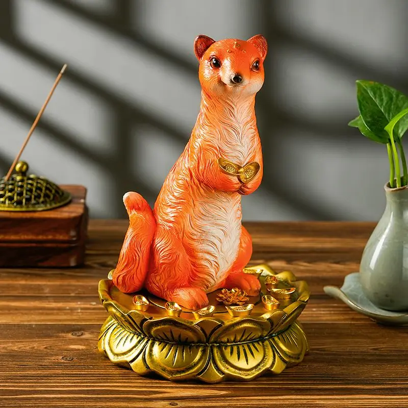 Wong Tai Sin Ornament Weasel S - Resin Art Table Top recension och pris
