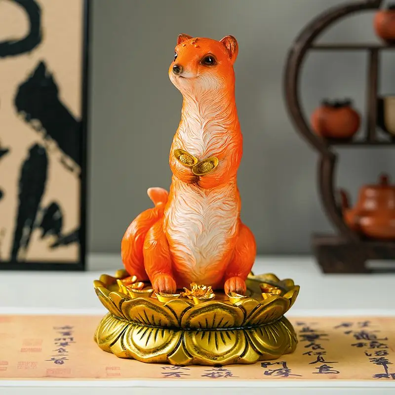 Wong Tai Sin Ornament Weasel S - Resin Art Table Top recension och pris