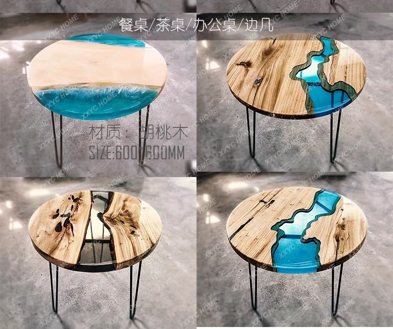 Creative art dining table epox - Resin Art Dining Table recension och pris