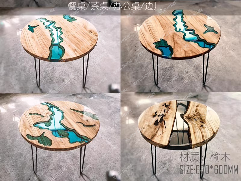 Creative art dining table epox - Resin Art Dining Table recension och pris