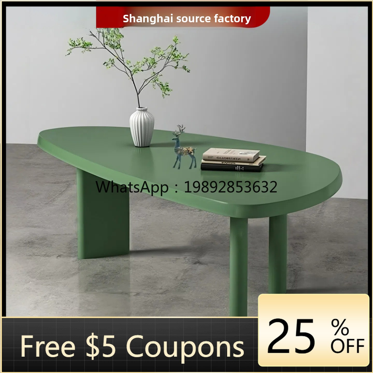 LYY Italian Minimalist Lacquer - Resin Art Dining Table recension och pris