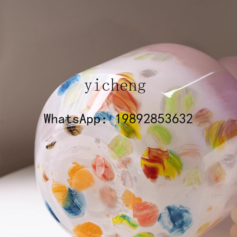 FY vase glass ornament living  - Resin Art Dining Table recension och pris