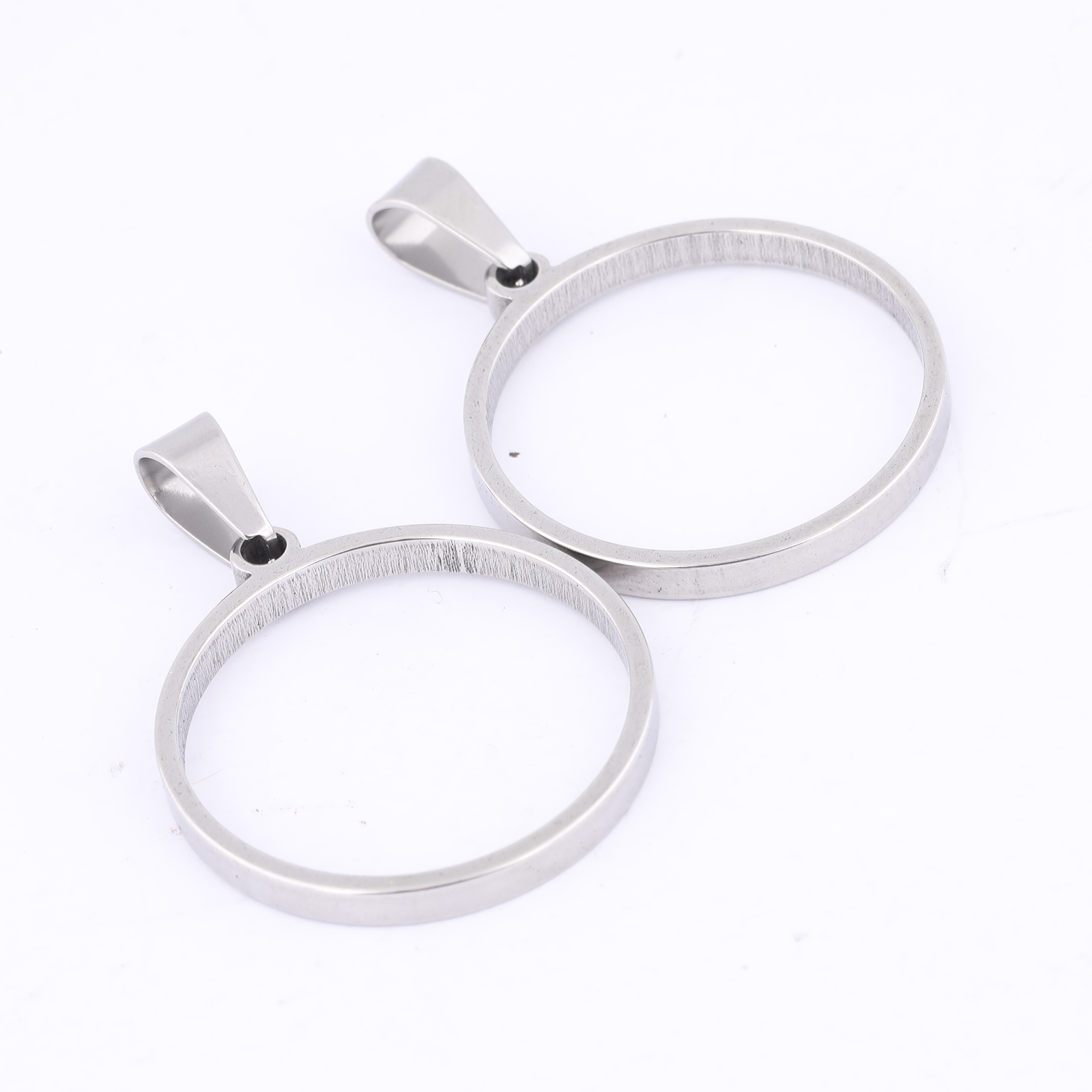 10pcs 25mm Round Open Bezel Ch - Resin Art Pendant recension och pris