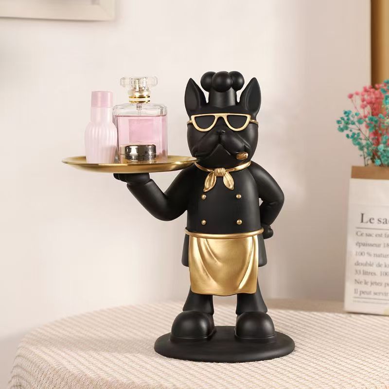 Resin Pirate Chef Statue Tray  - Resin Art Dining Table recension och pris