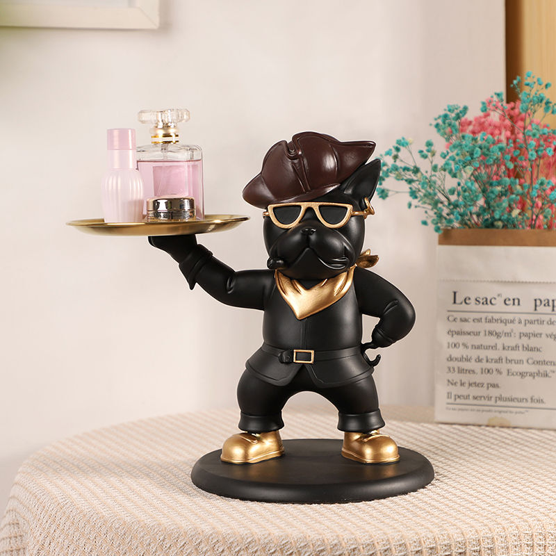 Resin Pirate Chef Statue Tray  - Resin Art Dining Table recension och pris