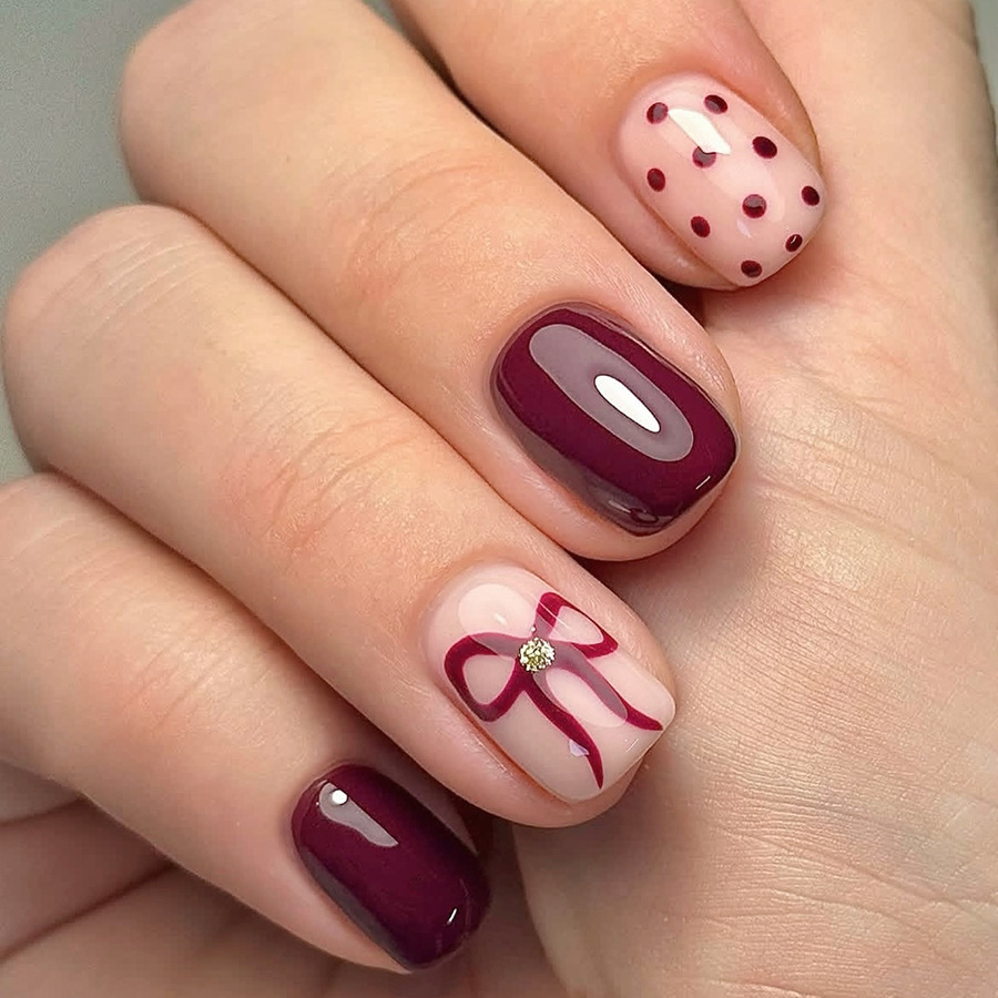 Short Square Press On Nails Gl - Resin Art And Deco recension och pris