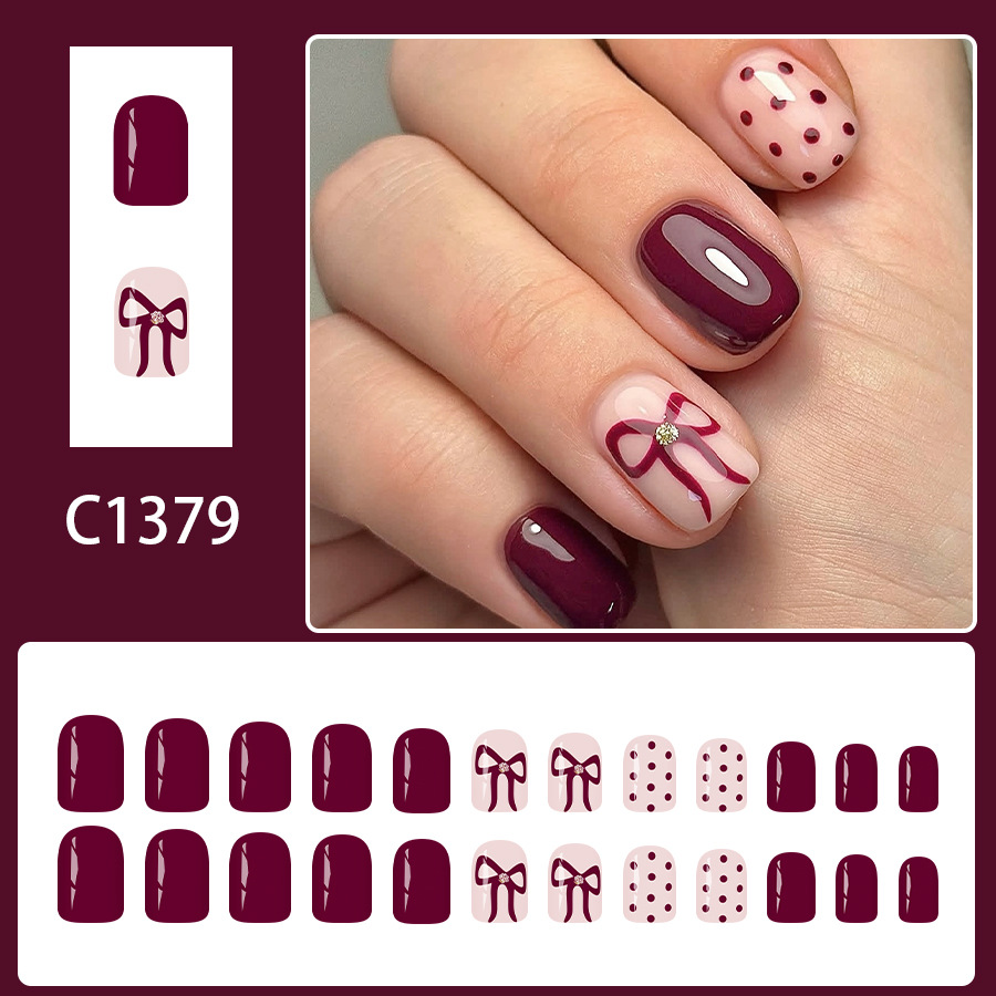 Short Square Press On Nails Gl - Resin Art And Deco recension och pris