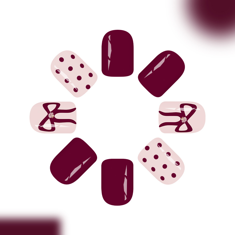 Short Square Press On Nails Gl - Resin Art And Deco recension och pris