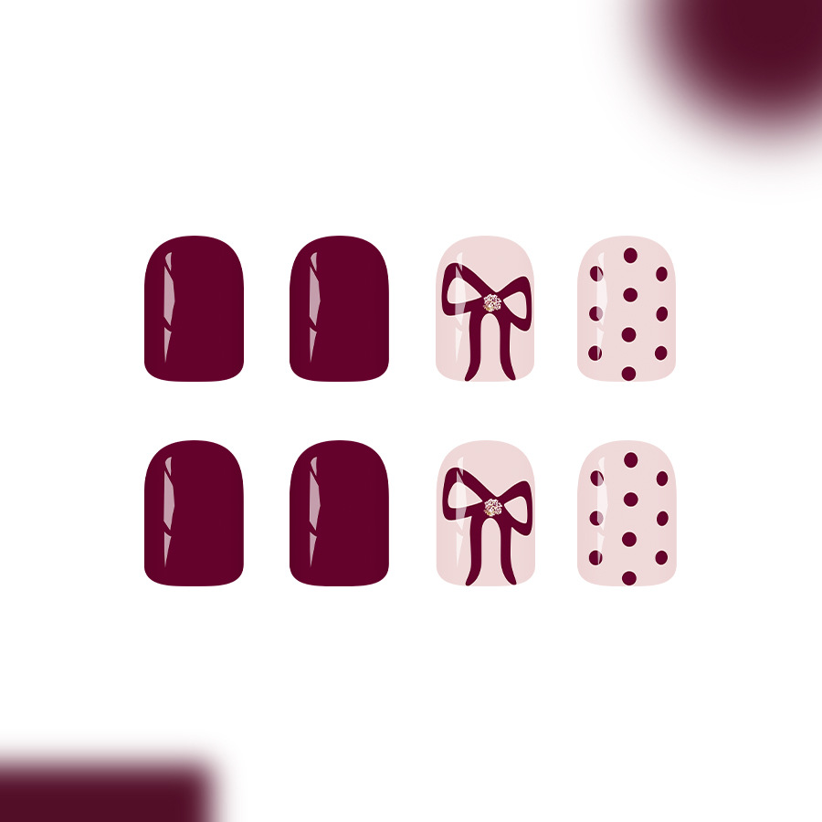 Short Square Press On Nails Gl - Resin Art And Deco recension och pris