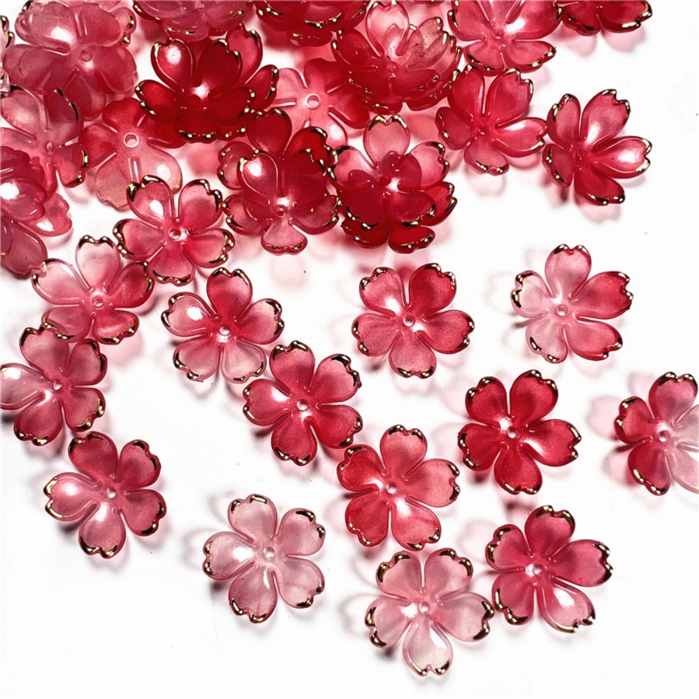 50pcs/lot 19mm Acrylic Cherry  - Resin Art Supplies Near Me recension och pris