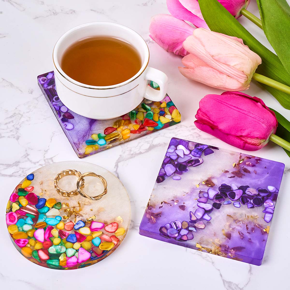 Epoxy Resin Coaster Making Kit - Epoxy Resin Ab recension och pris