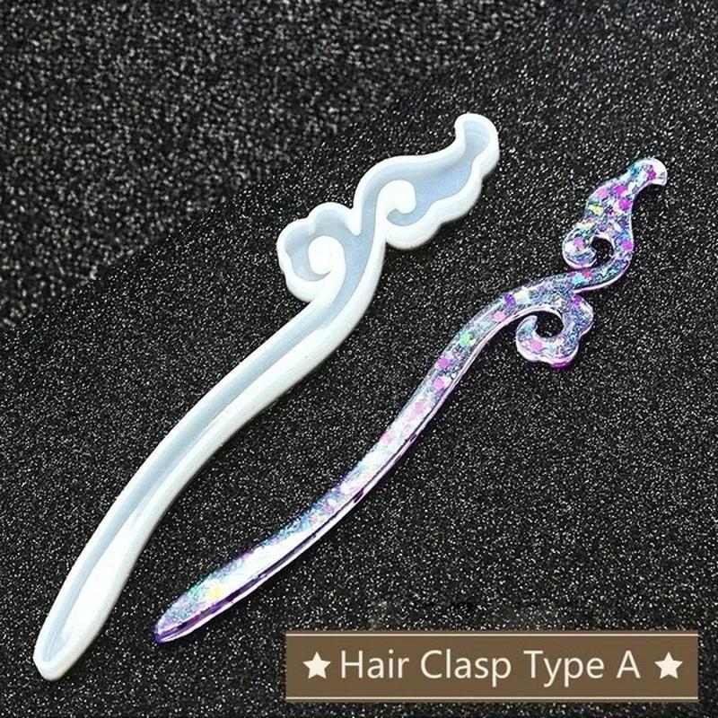 New Transparent Hairpin Silico - Resin Art And Deco recension och pris