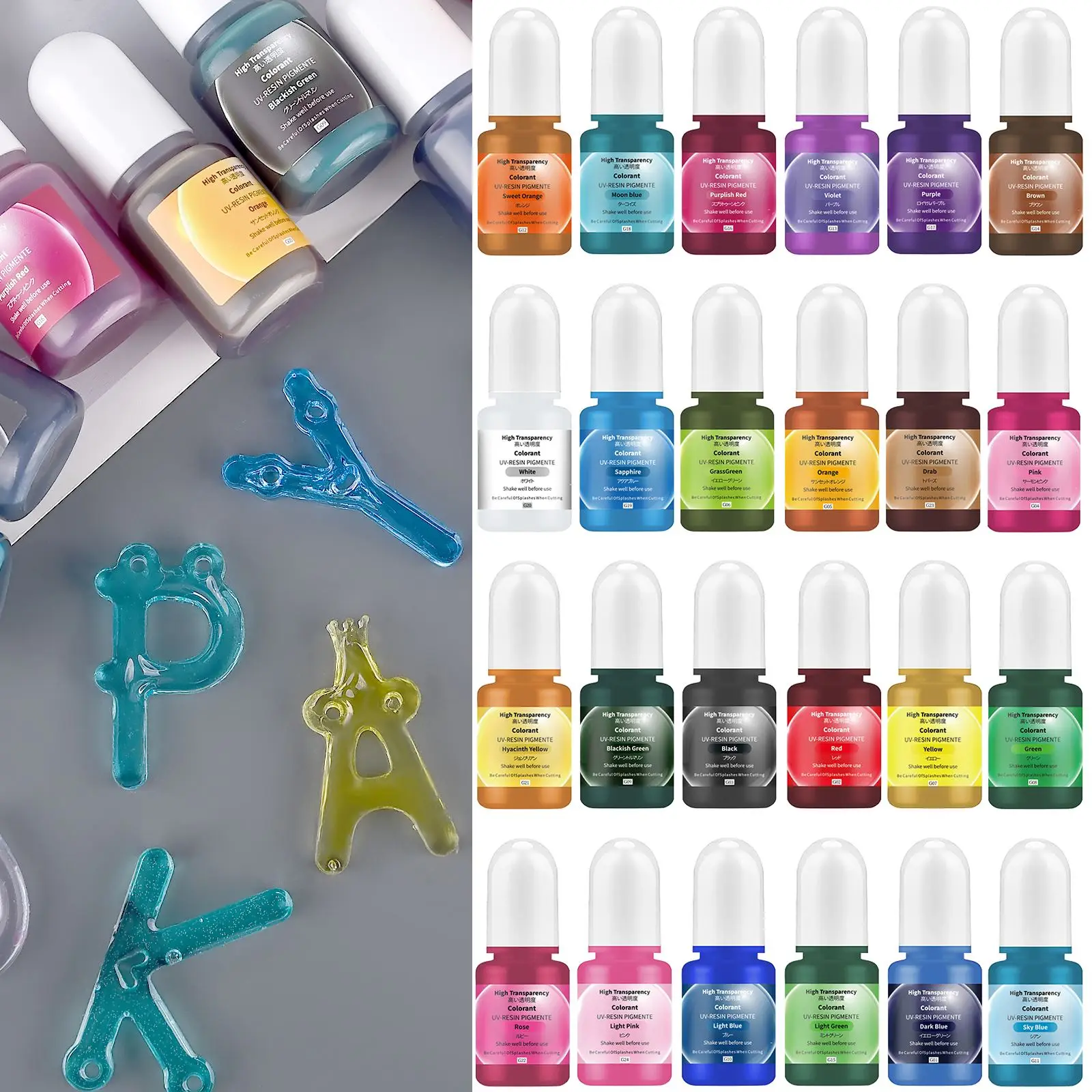 24Colors 5ml Epoxy Resin Pigme - Epoxy Resin Ab recension och pris
