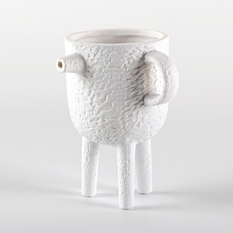 Modern Art Handle Kettle Vase, - Resin Art Dining Table recension och pris