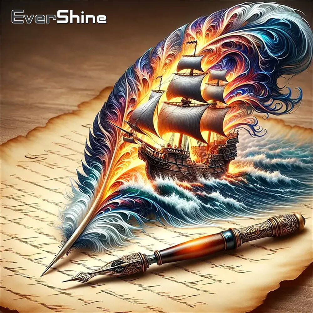 Evershine Full Square Round Di - Resin Art Wallpaper recension och pris