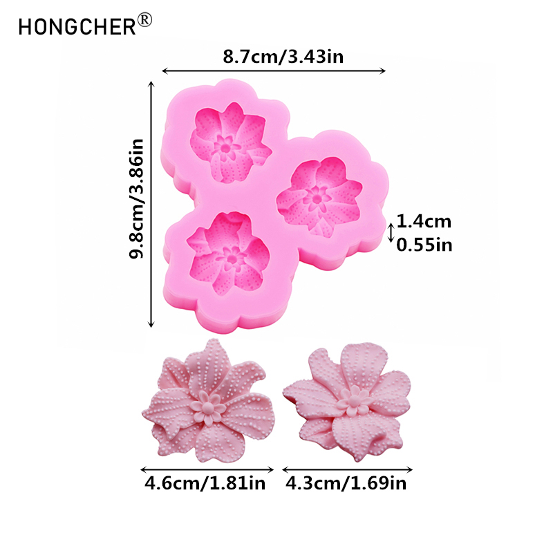 Polka Dot Floral Rose Silicone - Resin Art Phone Case recension och pris