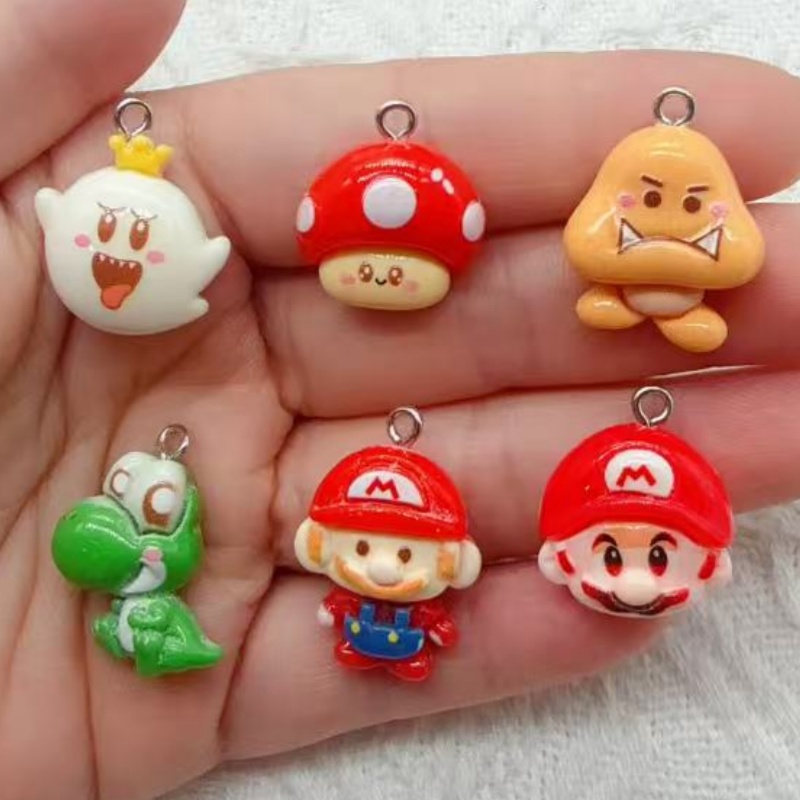 10pcs resin cartoon pendant, D - Resin Art Pendant recension och pris