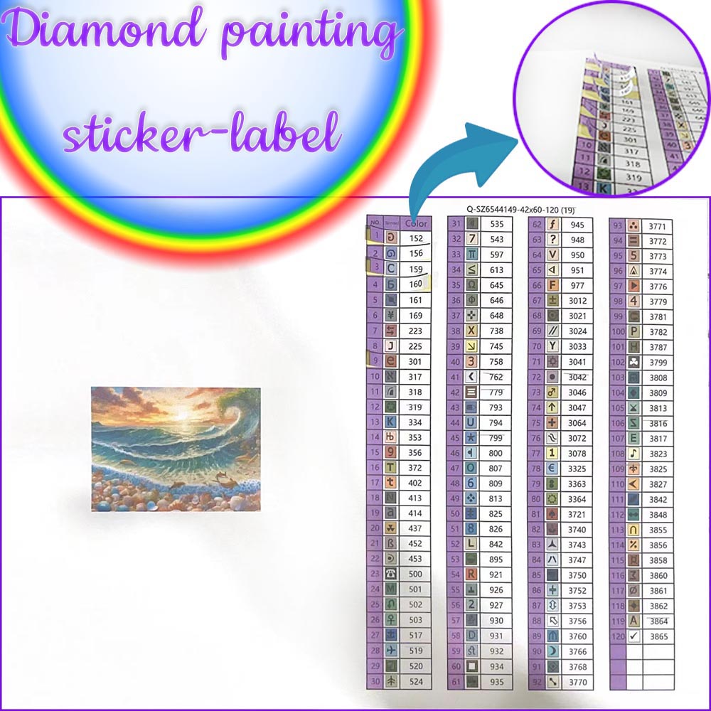 5D Diy 120 Color Resin Diamond - Resin Art Wallpaper recension och pris