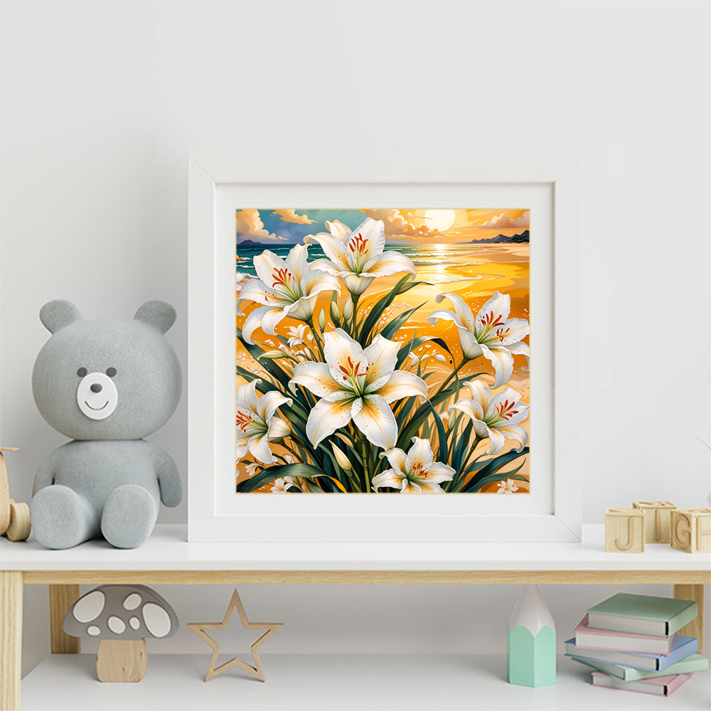 Evershine Lily Diamond Paintin - Resin Art Wallpaper recension och pris