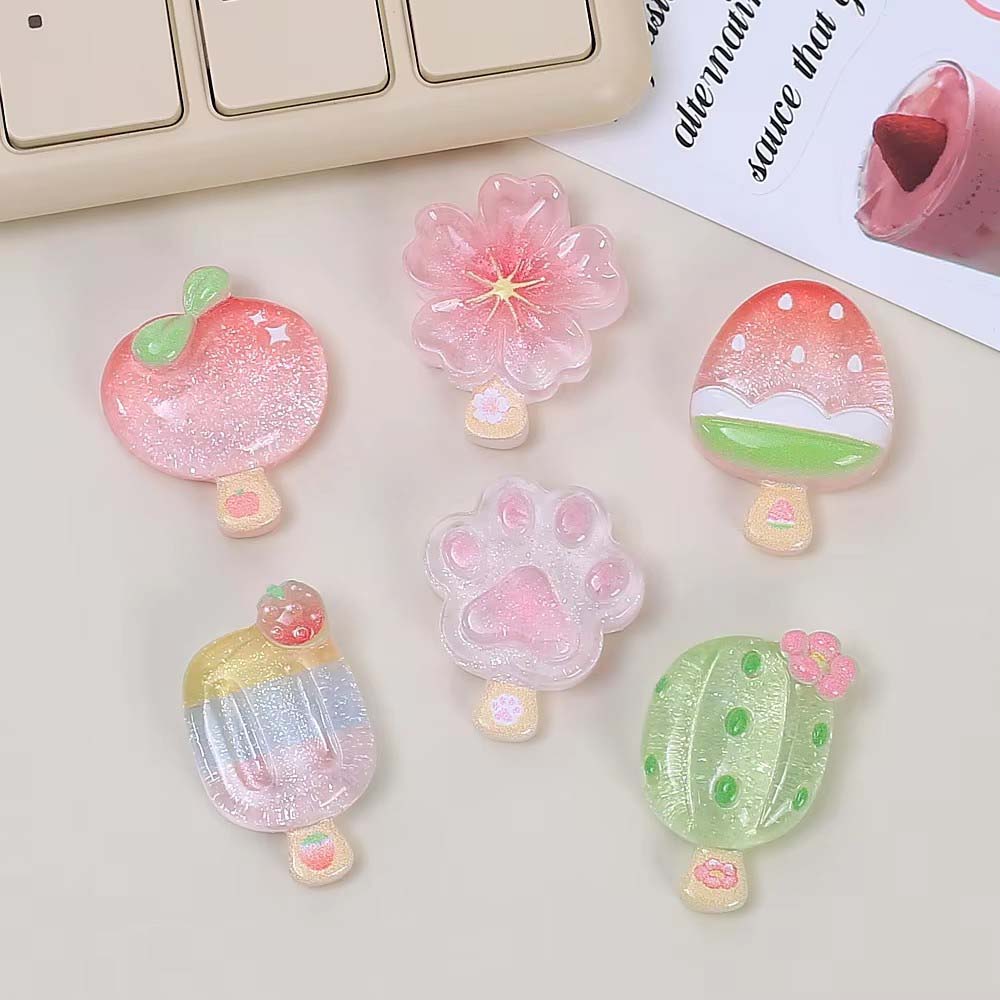 10pcs Kawaii Transparent Summe - Resin Art Phone Case recension och pris