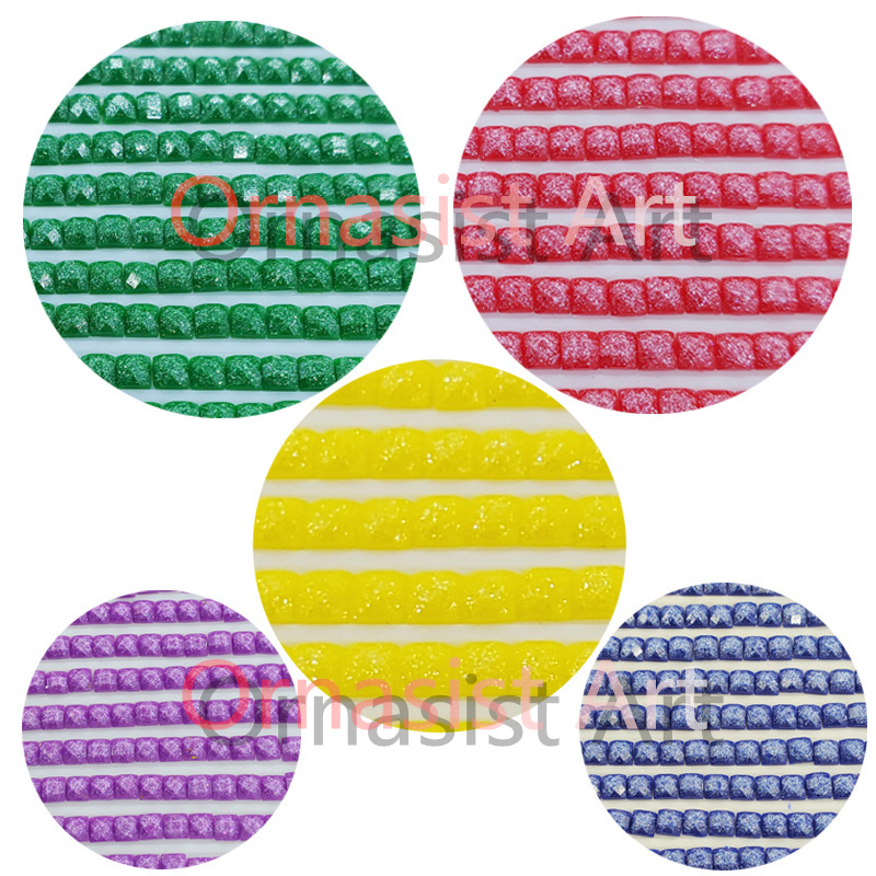 Full Crystal Diamond Mosaic Ar - Resin Art Wallpaper recension och pris